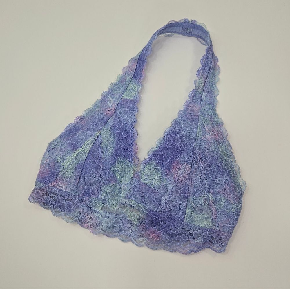 Gilly Hicks lace halter bralette